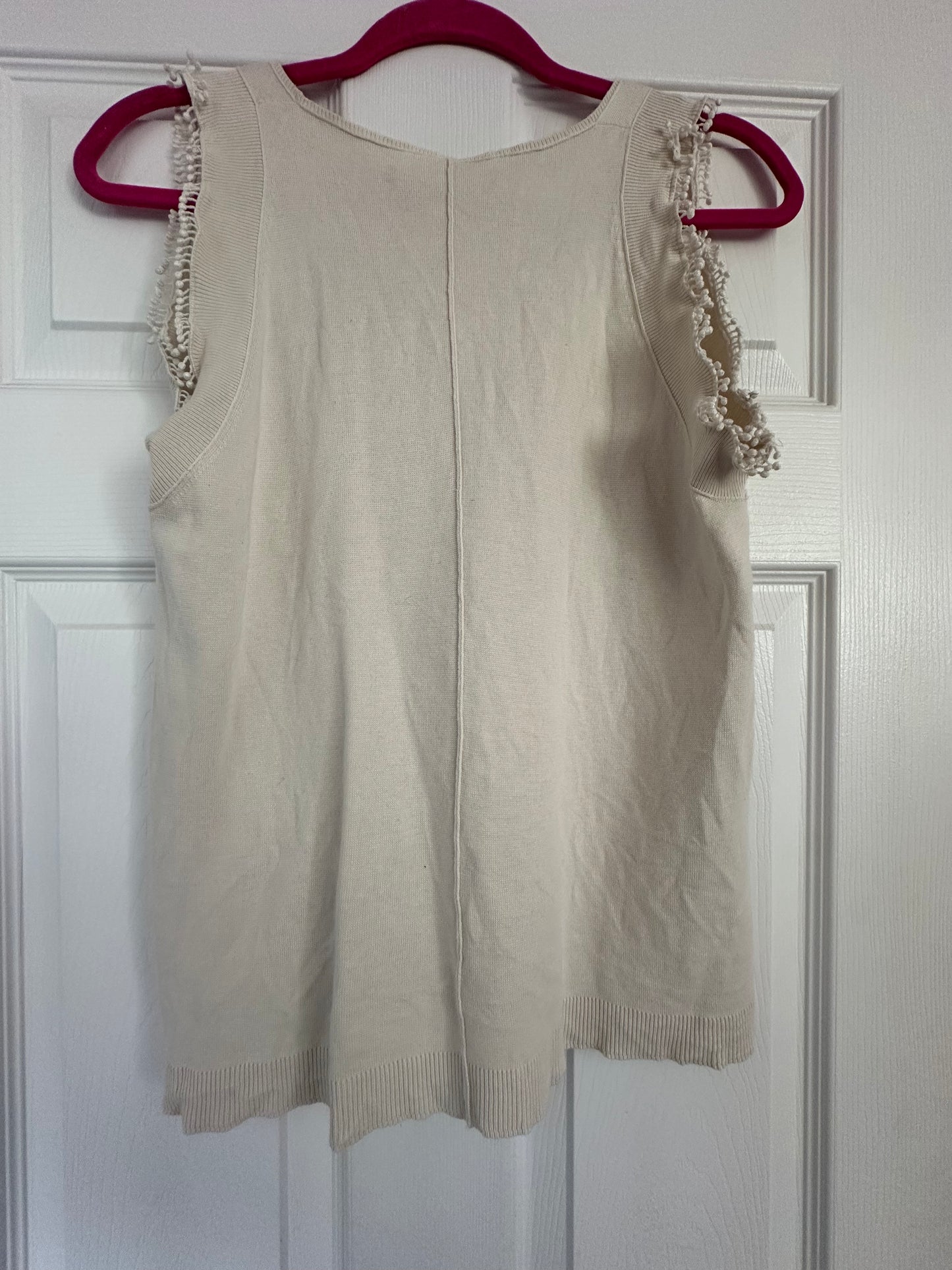 CHLOE Beige tank top size LARGE