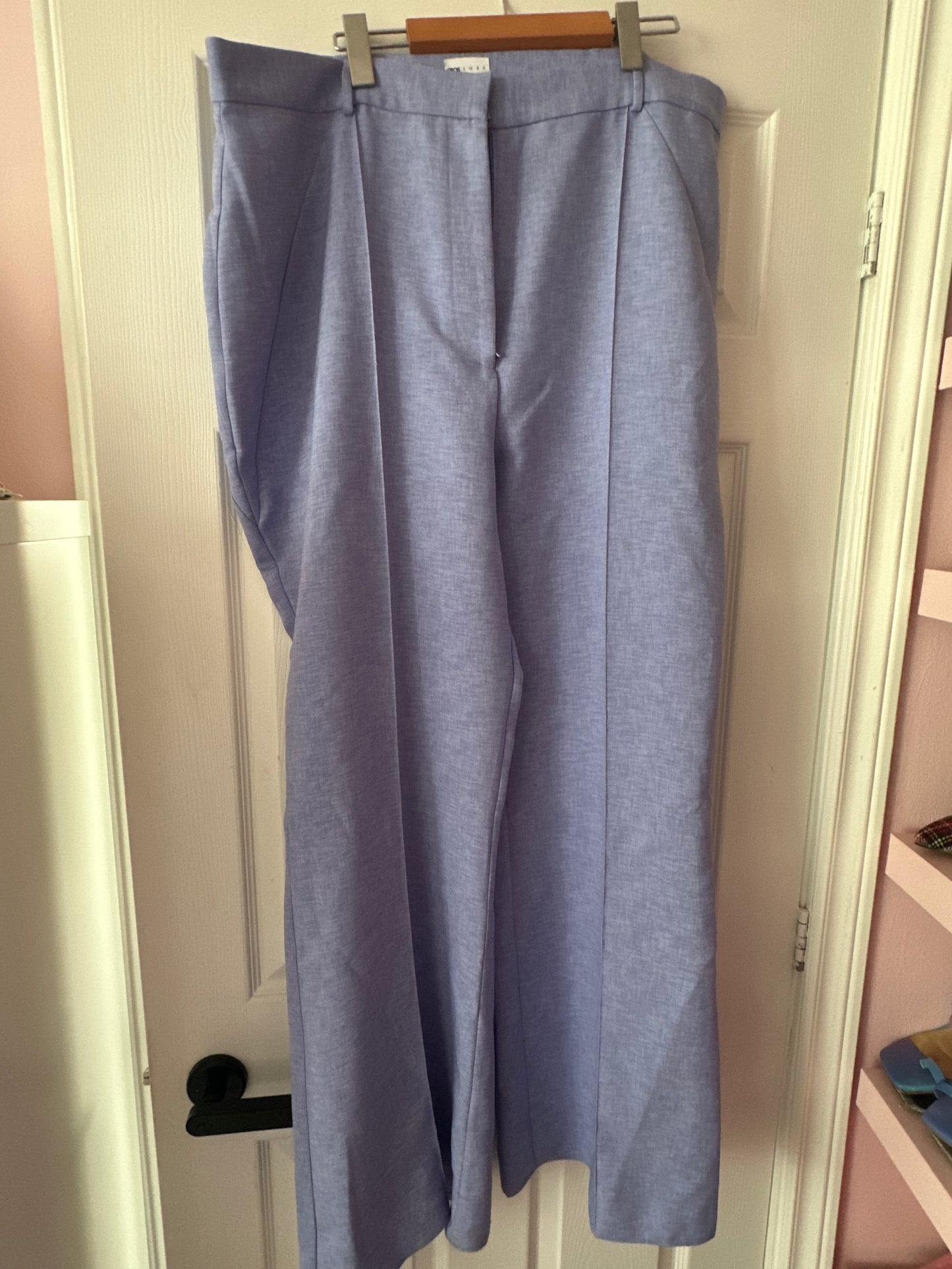 ASOS LUXE PURPLE TROUSERS SIZE 14US