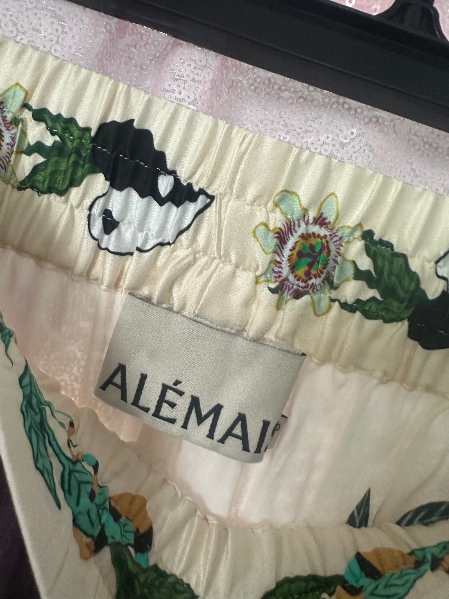 ALEMAIS snake silk pants size US6 (SMALL/MEDIUM)