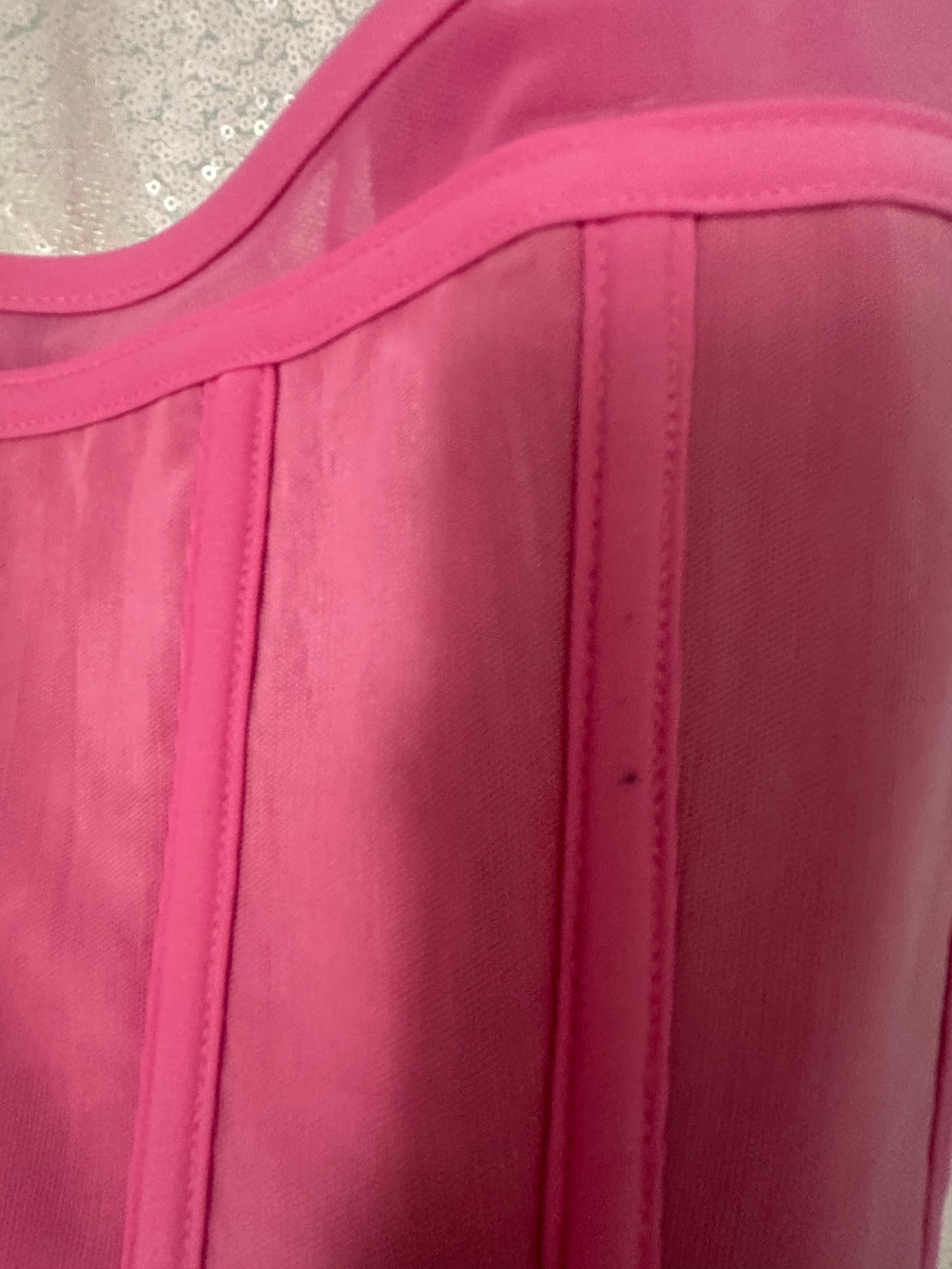 MESHKI pink corset size XL