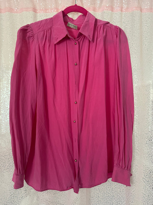 PUCCI (with defects please read below) Pink blouse size US 12 /LARGE