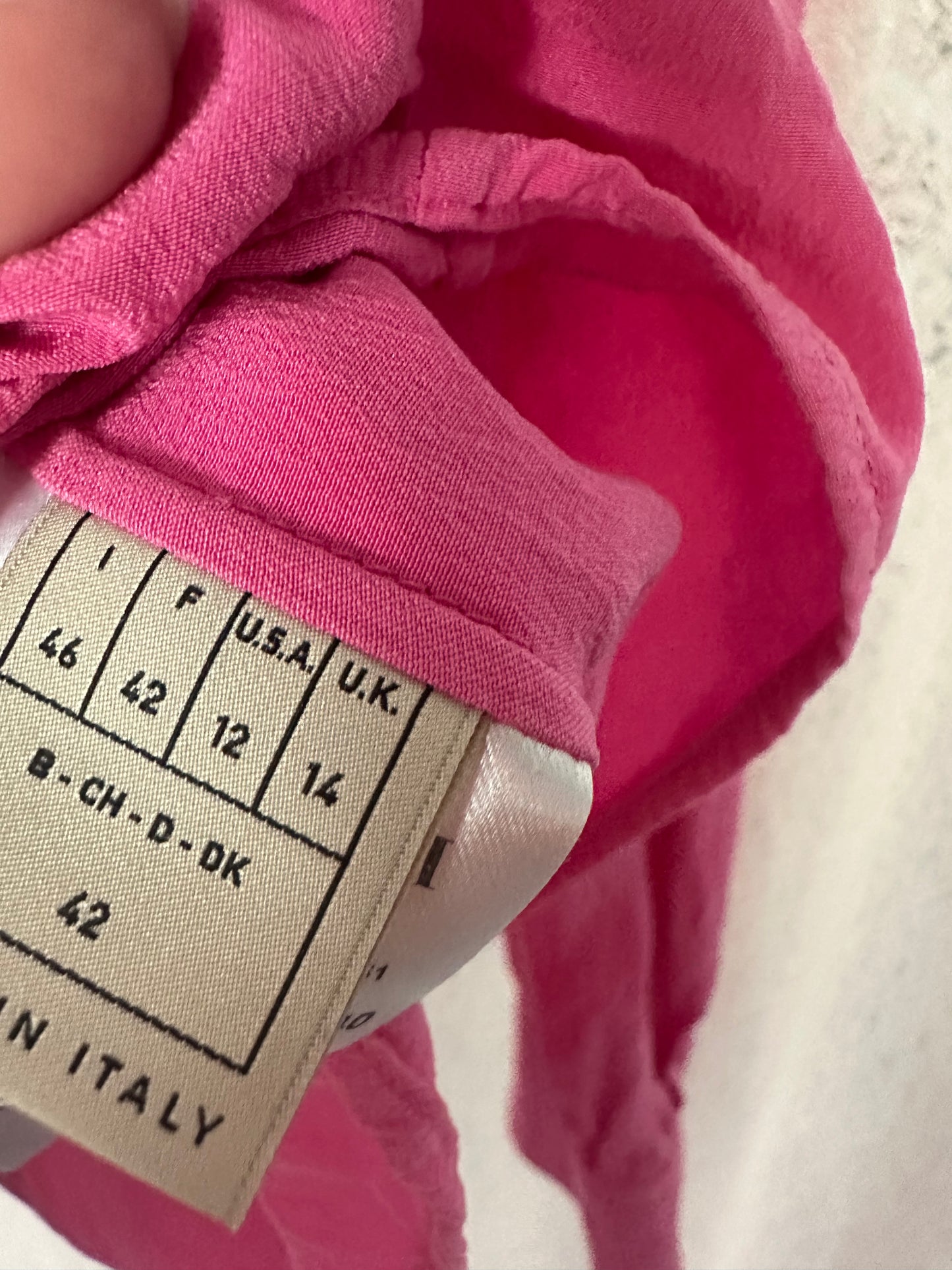 PUCCI (with defects please read below) Pink blouse size US 12 /LARGE