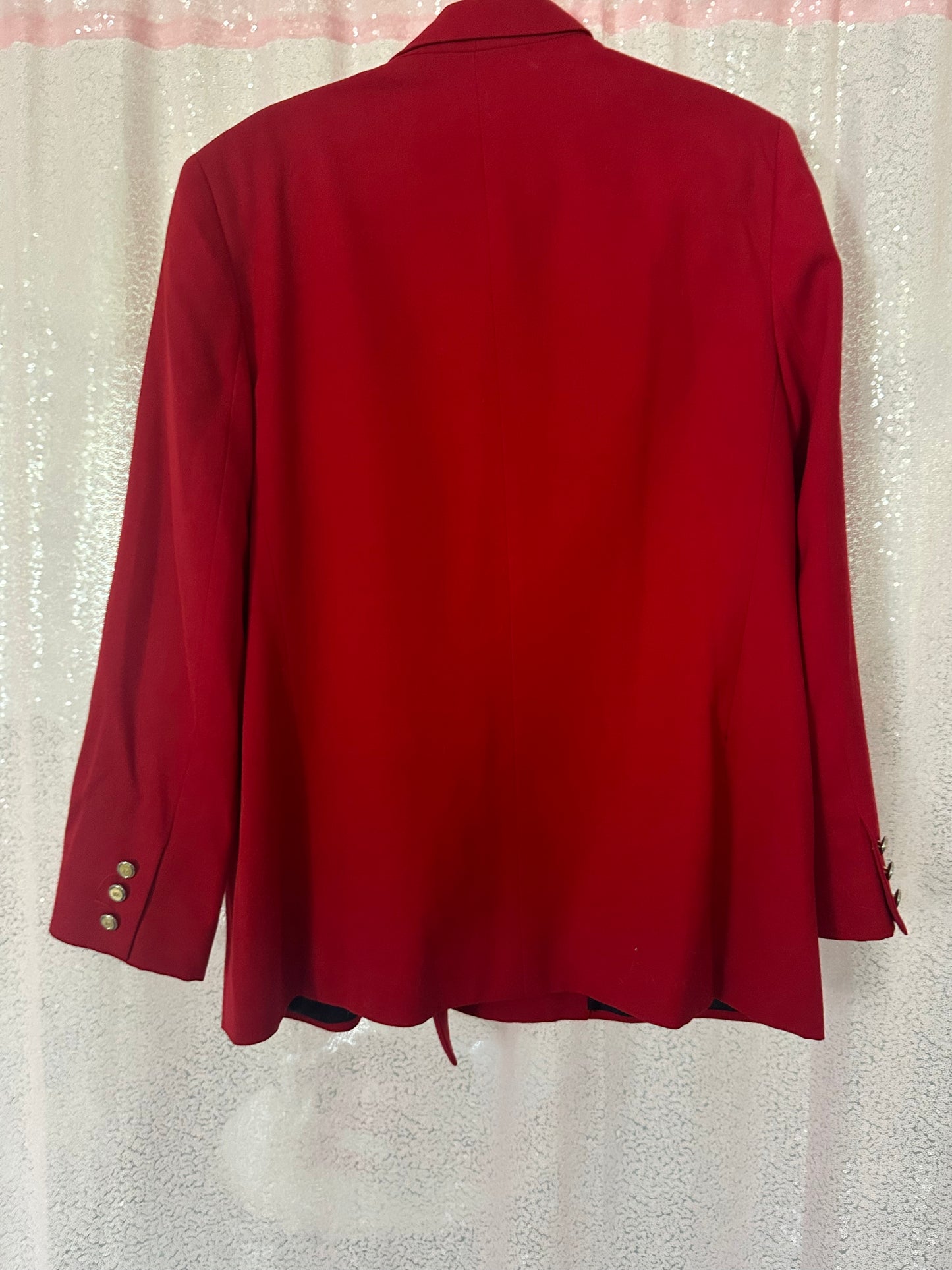 VINTAGE red blazer size US12