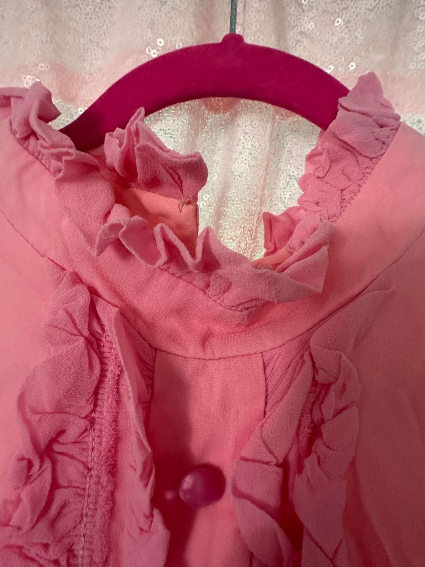 VINTAGE 70's Handmade dress (size approx. SMALL)