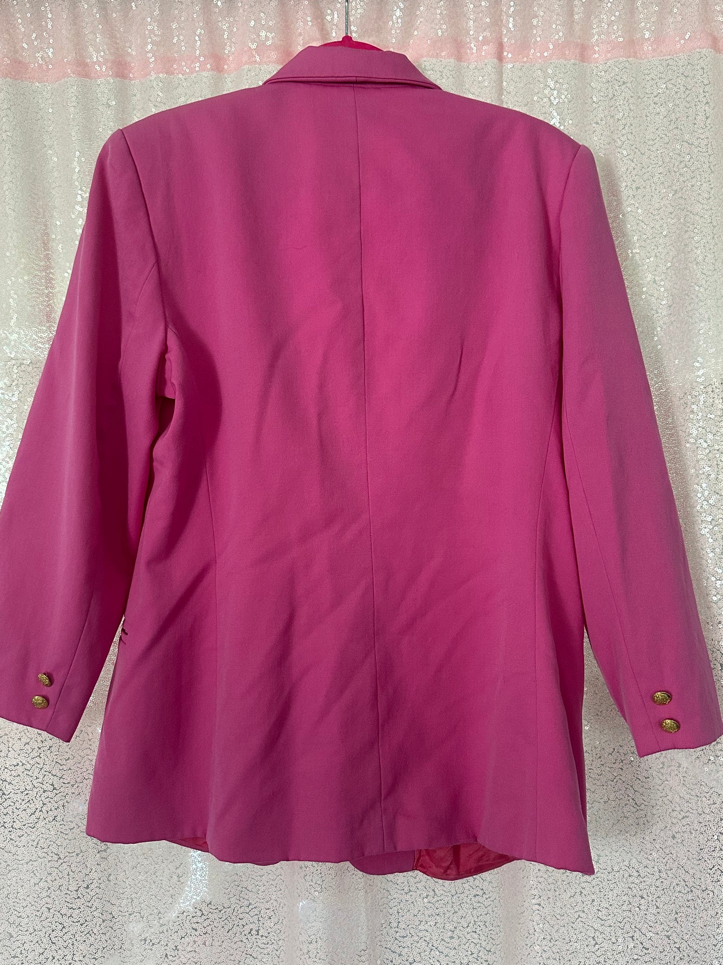 VINTAGE pink blazer size US14