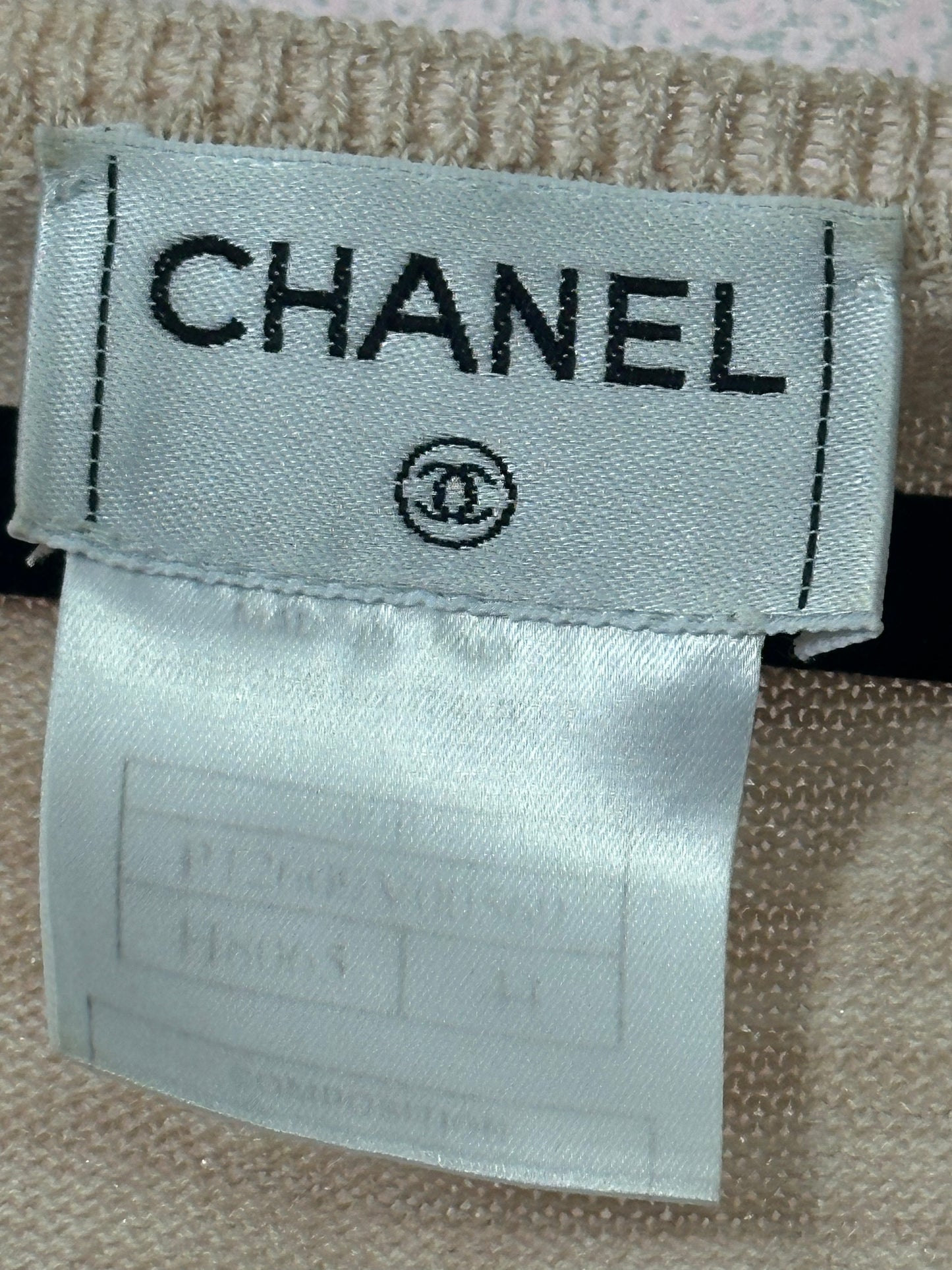 CHANEL VINTAGE 1999 tank top size FR44 (medium-large)
