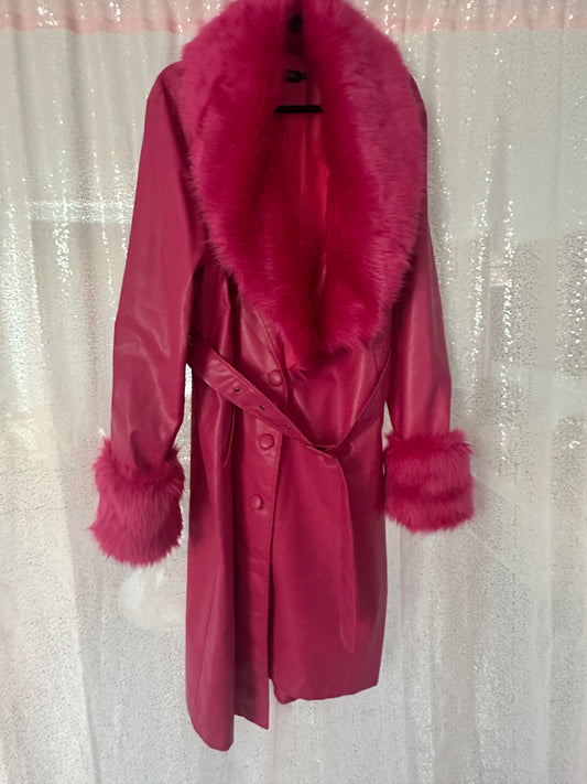 FINESSE pleather jacket size XL