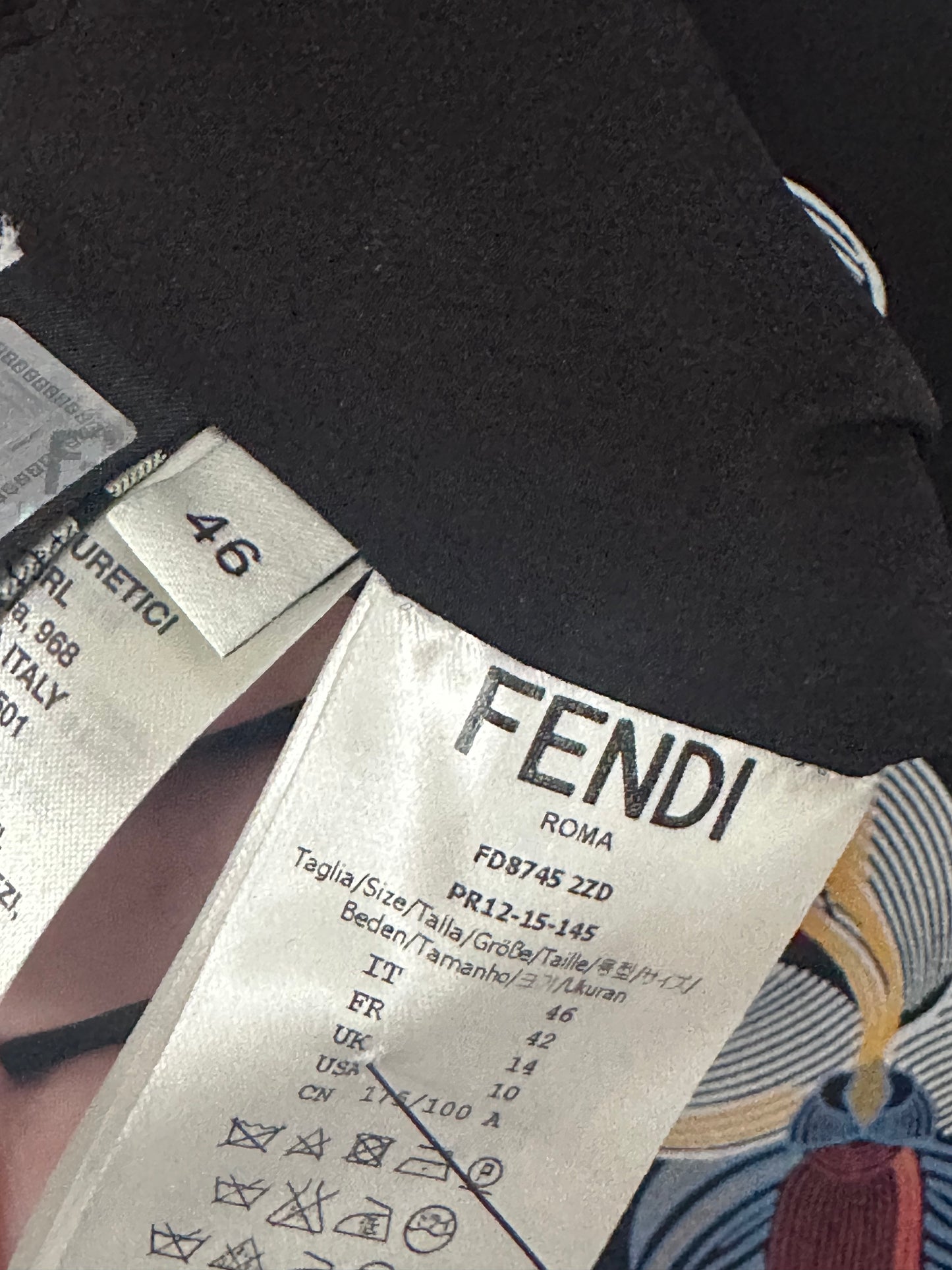 FENDI 2015 RUNWAY dress is IT46 (medium-large)