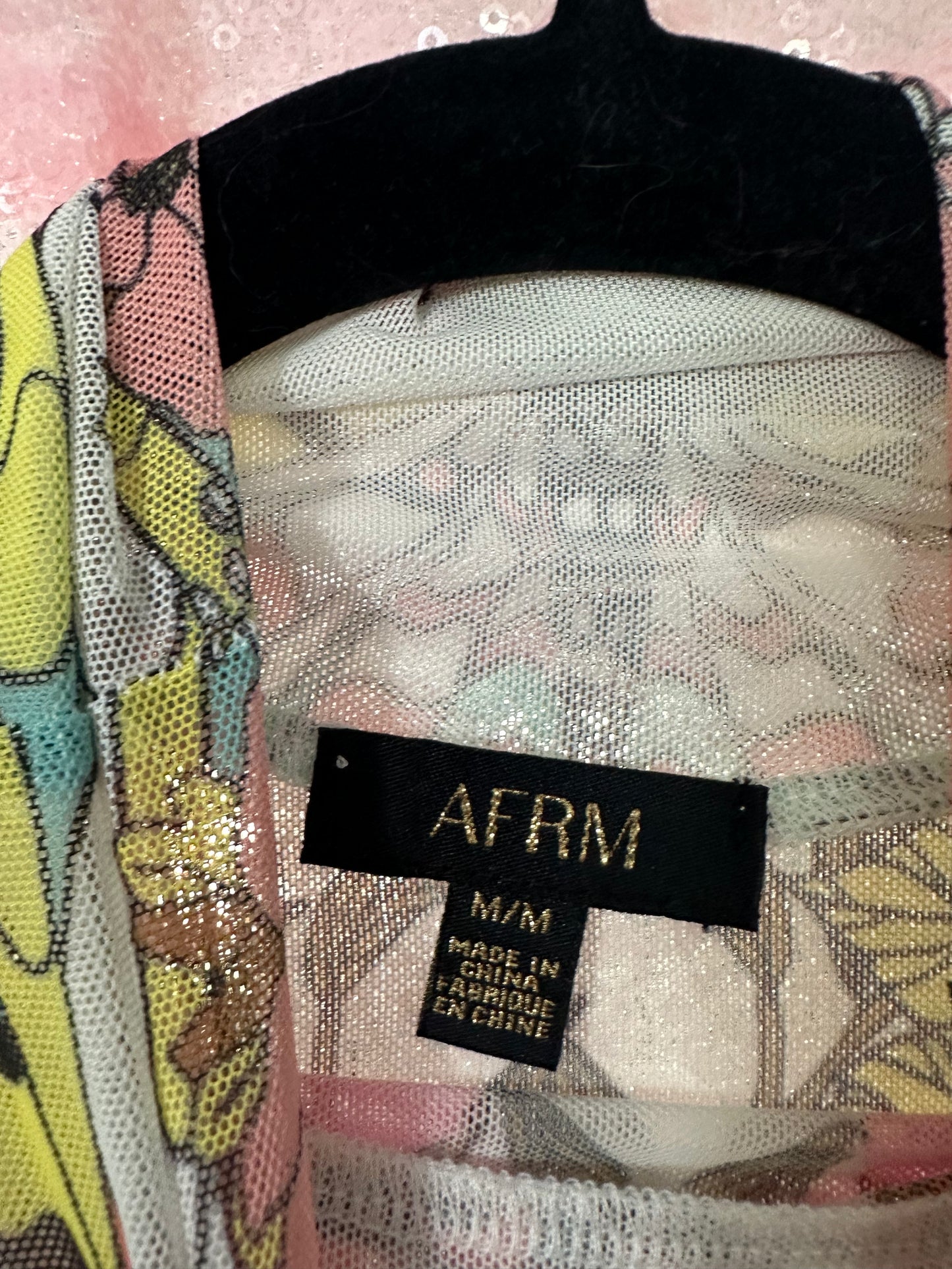 AFRM butterfly top size MEDIUM