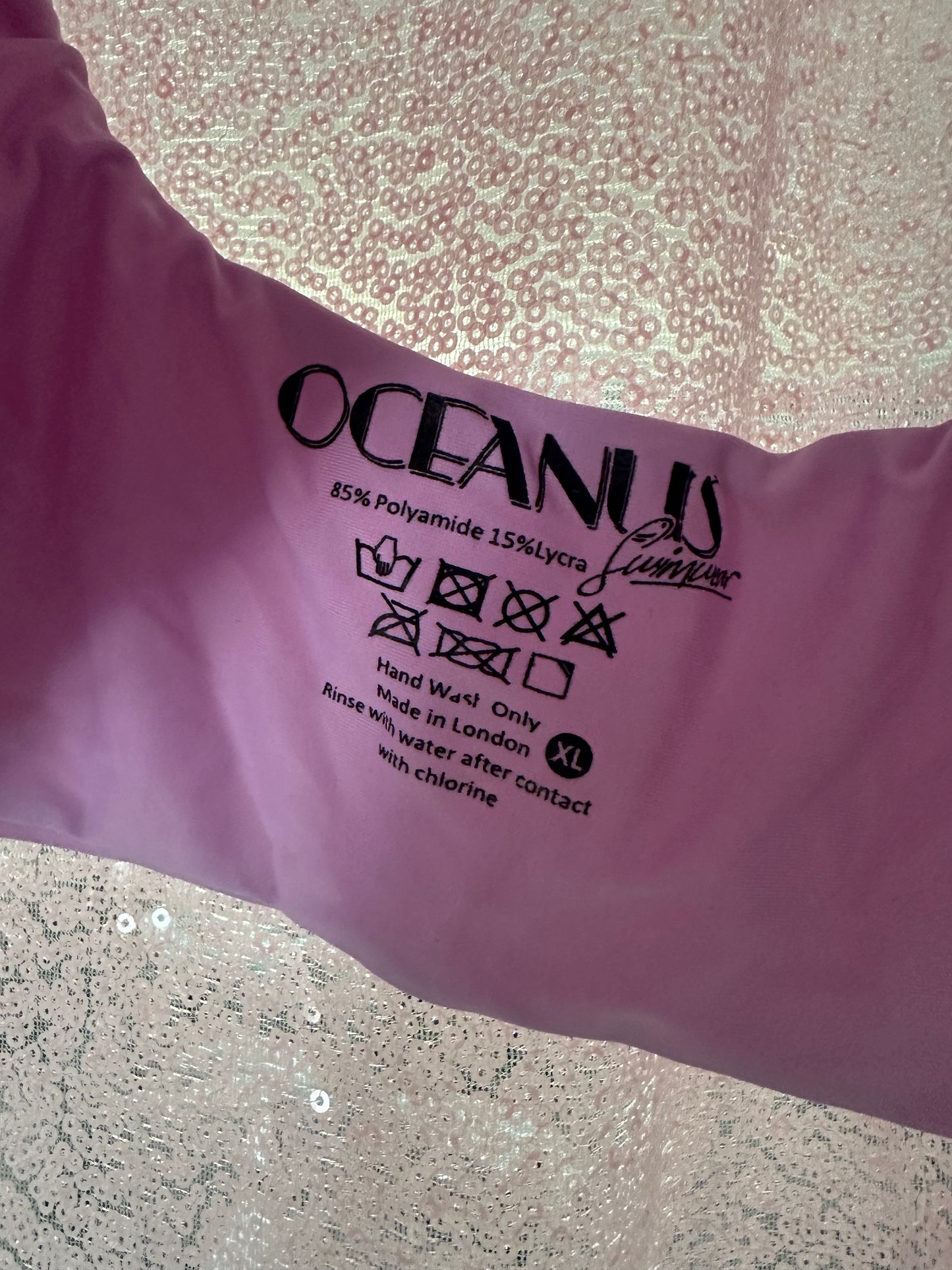 OCEANUS Swim suit Top XL/ Bottoms LARGE (please read)