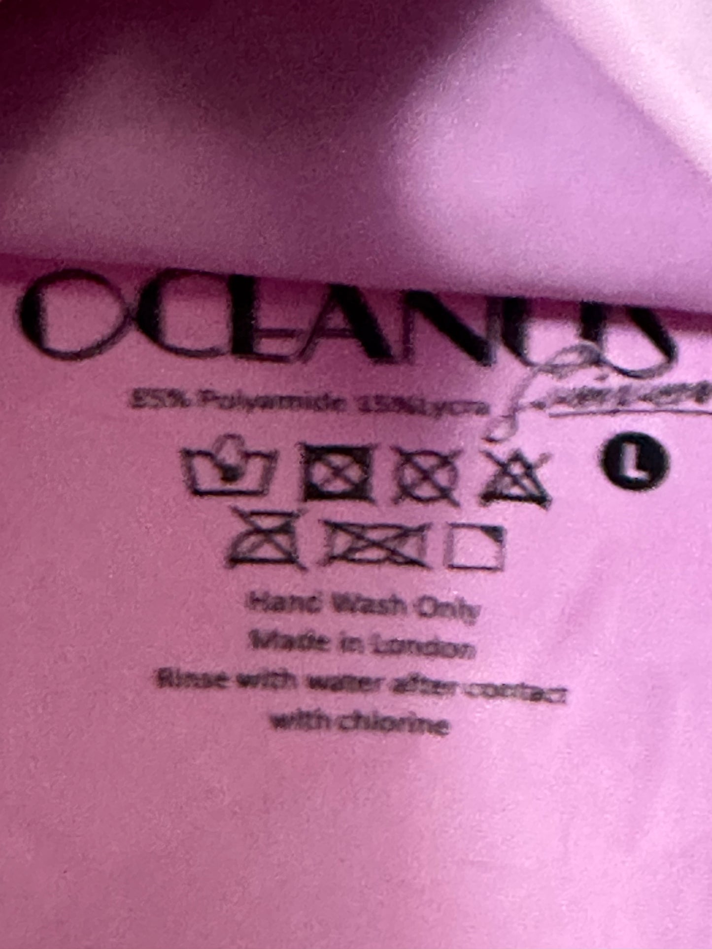 OCEANUS Swim suit Top XL/ Bottoms LARGE (please read)