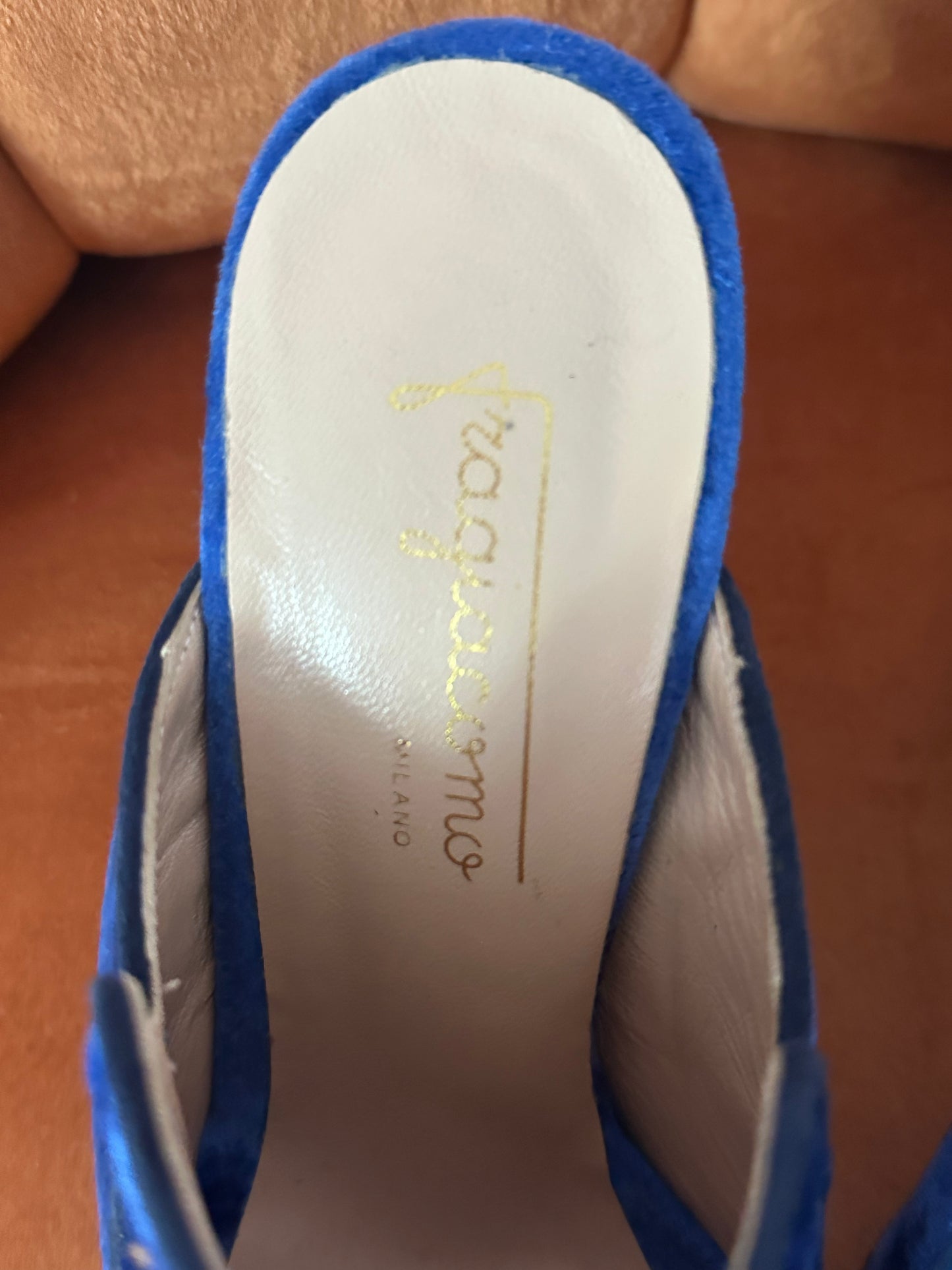 GIACOMO MILANO Velvet Mules size IT37.5
