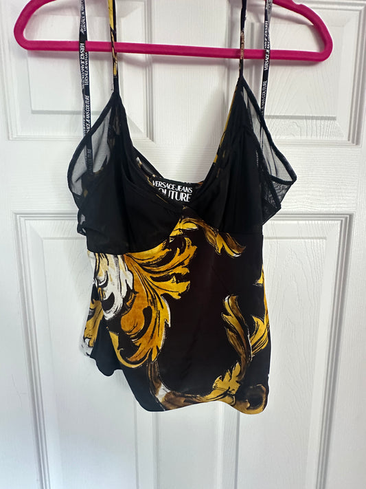 VERSACE JEANS COUTURE TOP size LARGE