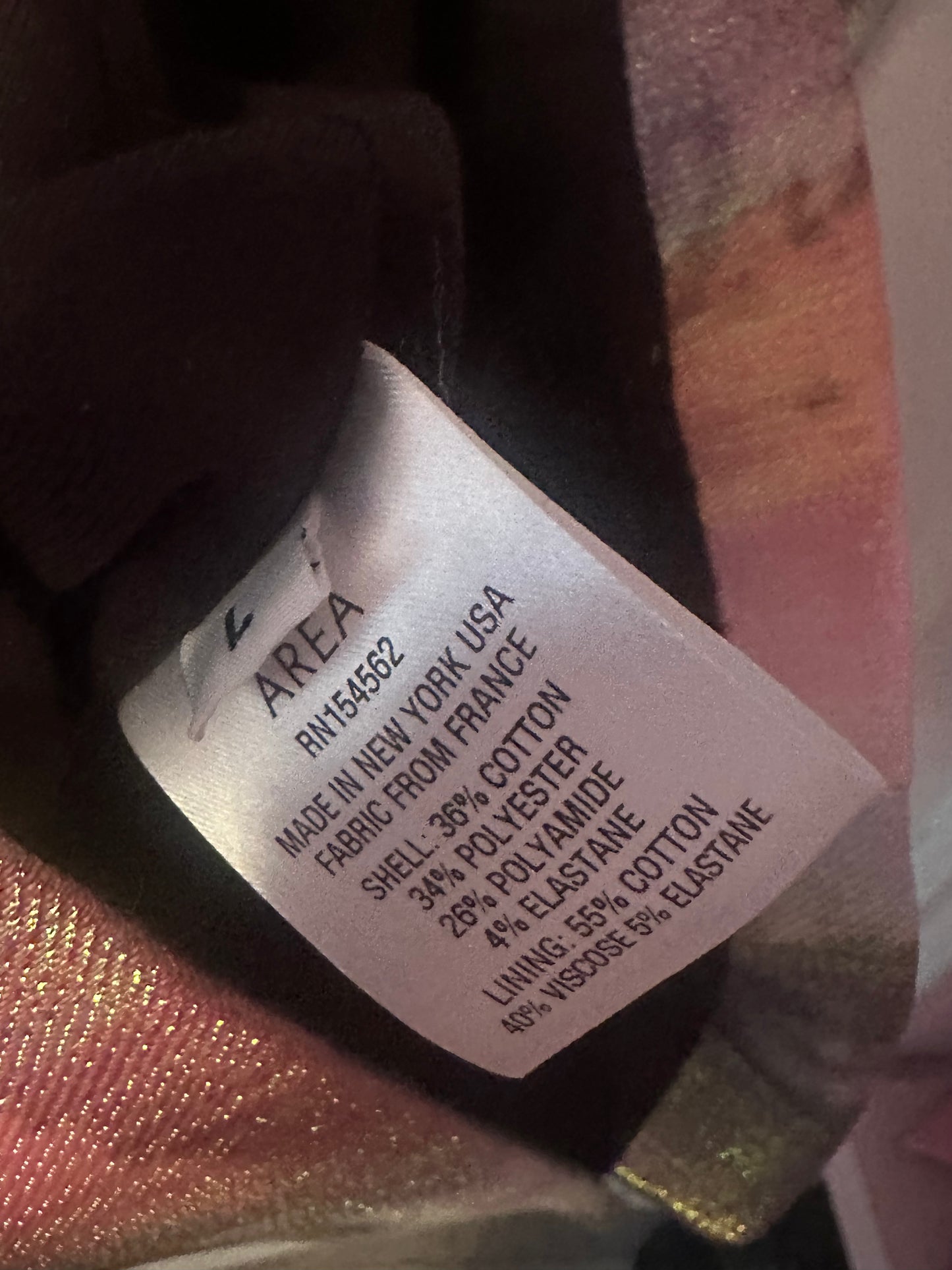 AREA rainbow cloud dress size Size LARGE (HEAVILY ALTERED PLS READ)