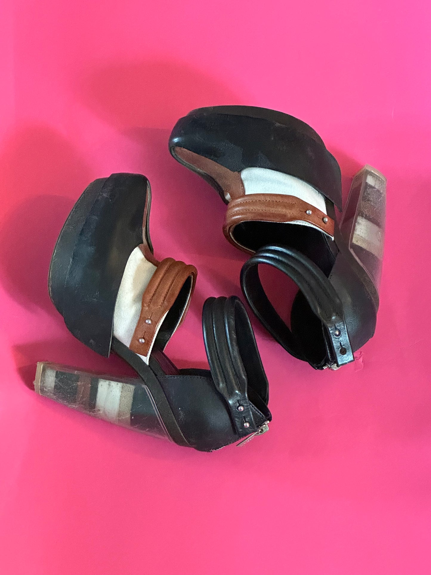 RODARTE Sand heels (seen on runway) size IT39 (US9) (AS IS SEE IMAGES)
