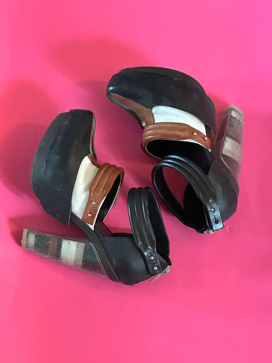 RODARTE Sand heels (seen on runway) size IT39 (US9) (AS IS SEE IMAGES)