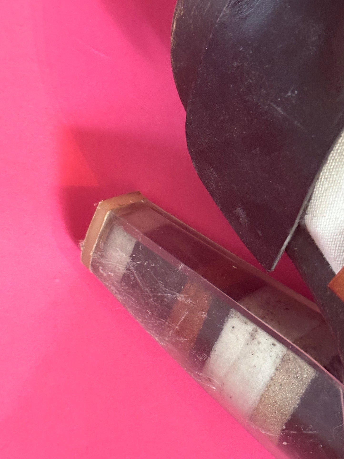 RODARTE Sand heels (seen on runway) size IT39 (US9) (AS IS SEE IMAGES)