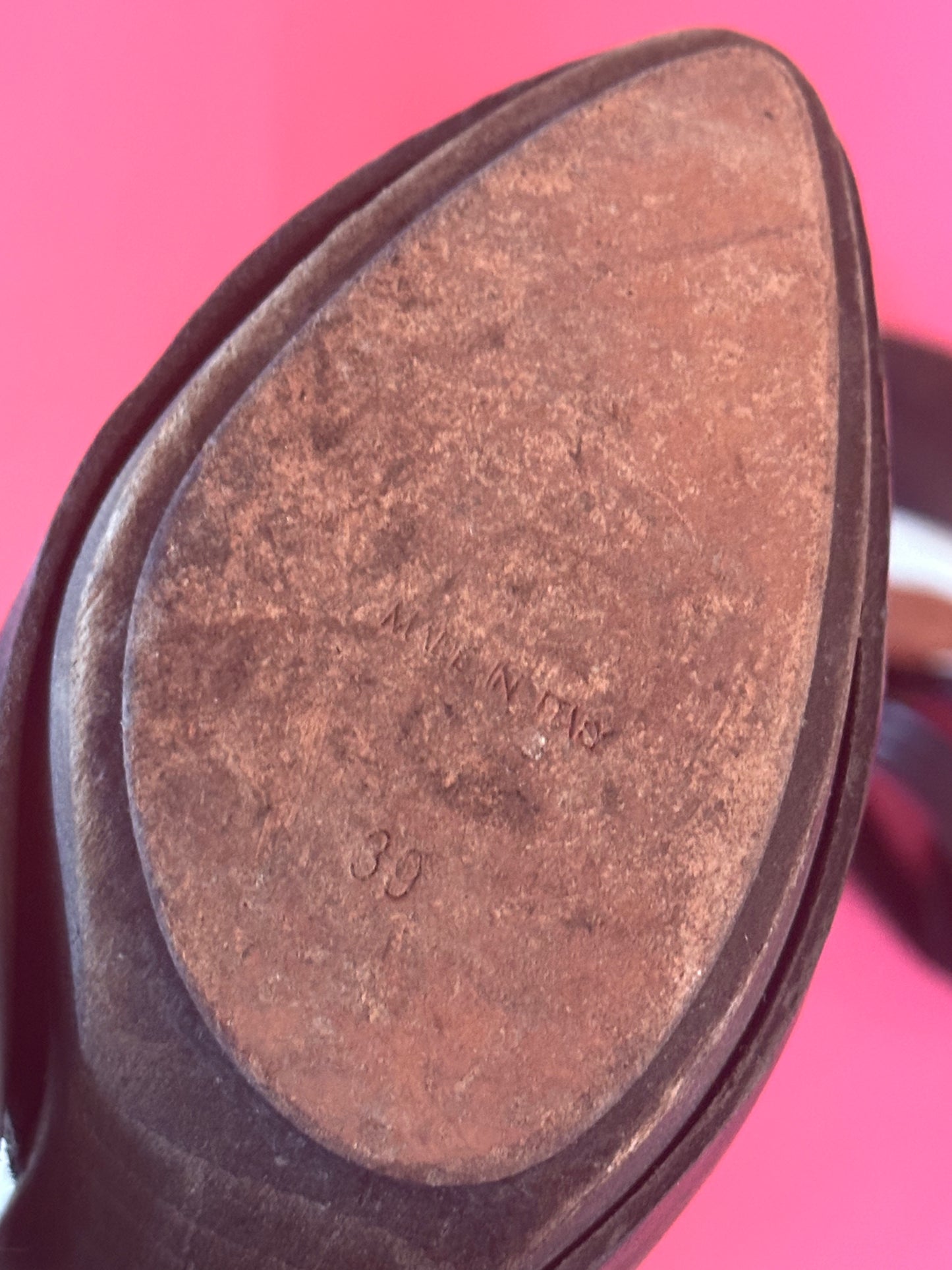 RODARTE Sand heels (seen on runway) size IT39 (US9) (AS IS SEE IMAGES)