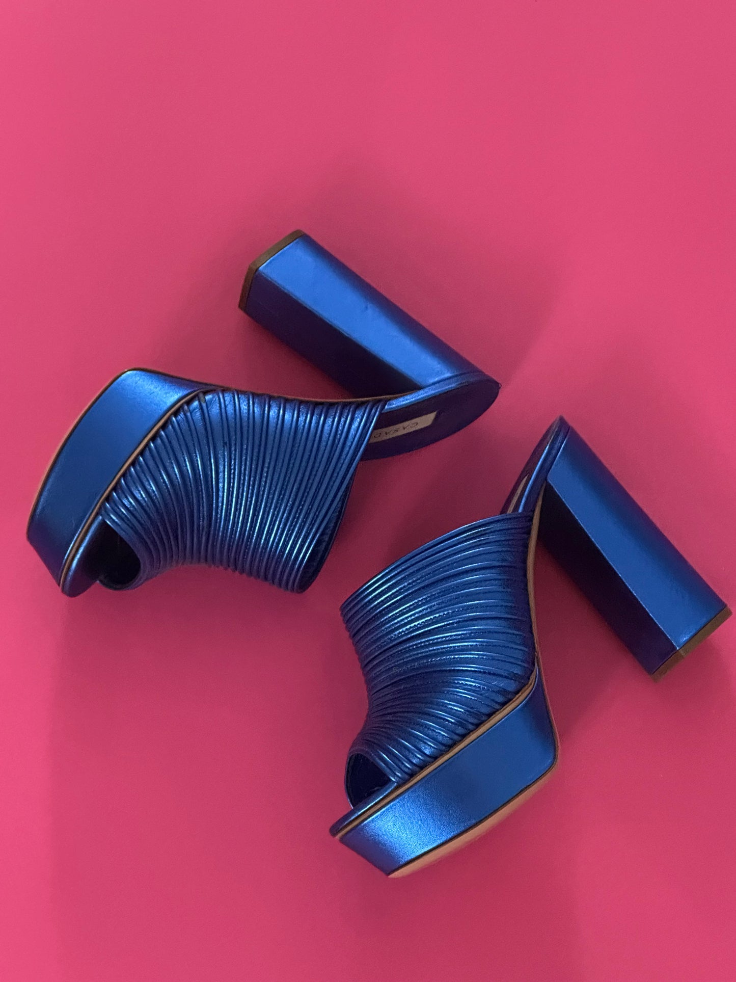 *CASADEI Blue heels size US7.5