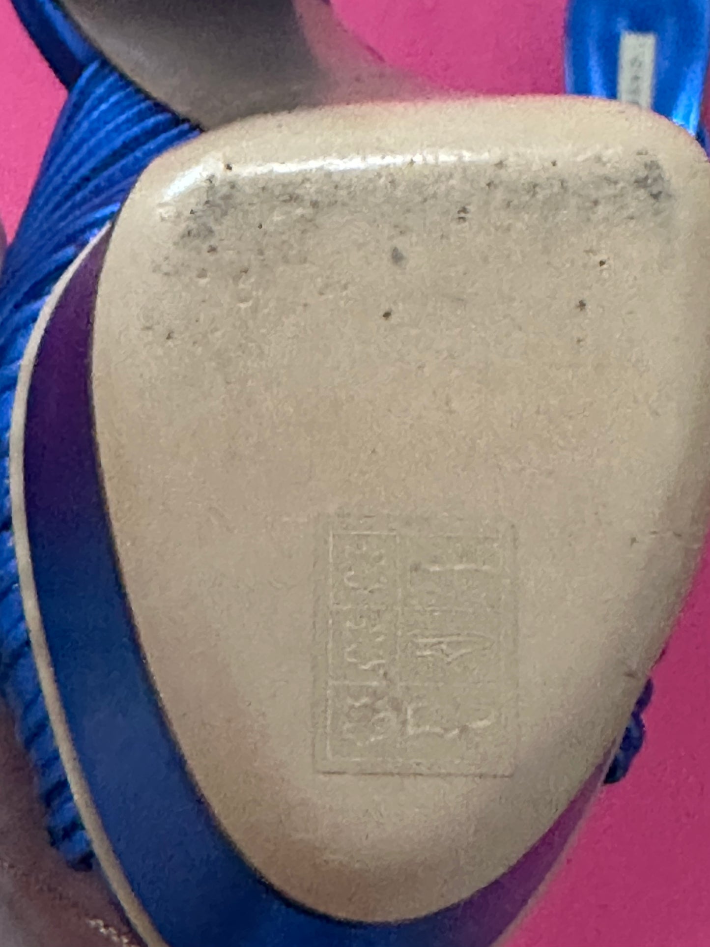 *CASADEI Blue heels size US7.5