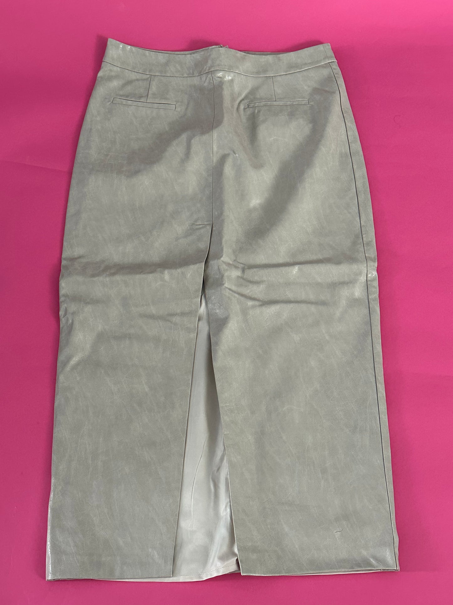 LAMARQUE faux leaather skirt size LARGE
