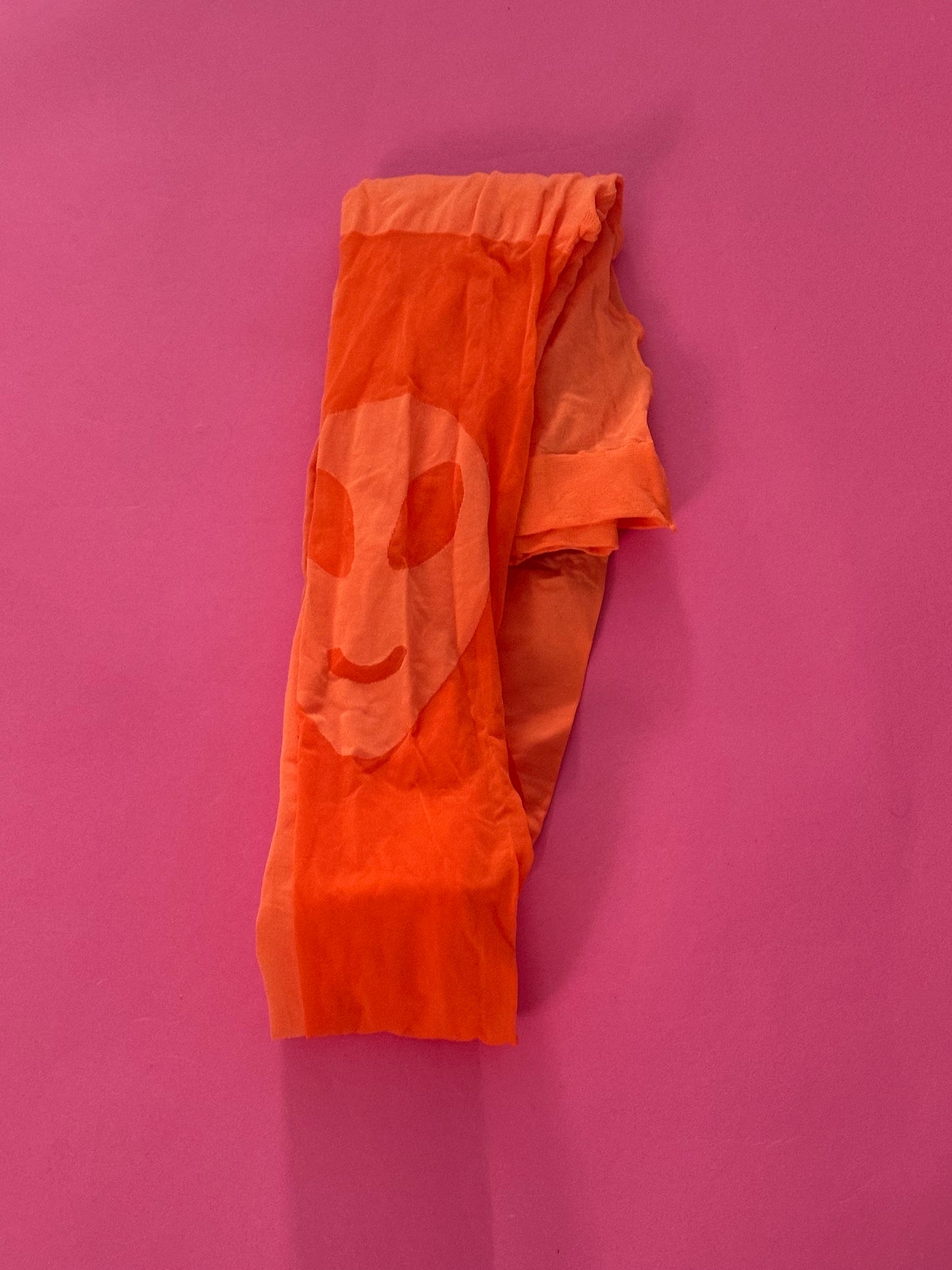 Orange Alien tights size LARGE