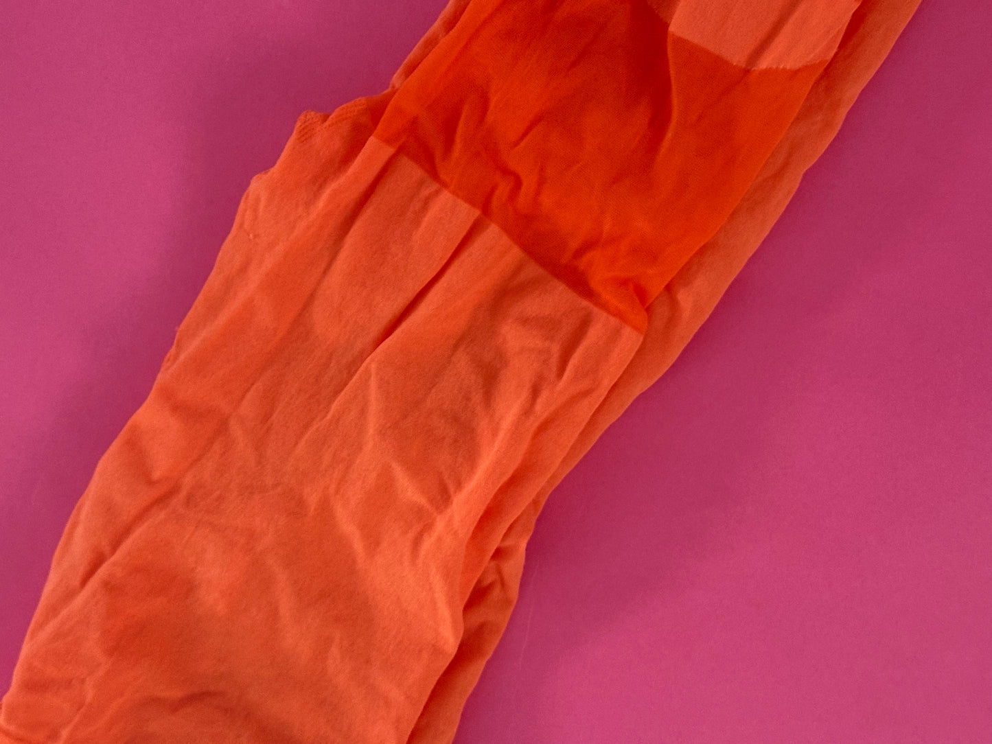 Orange Alien tights size LARGE