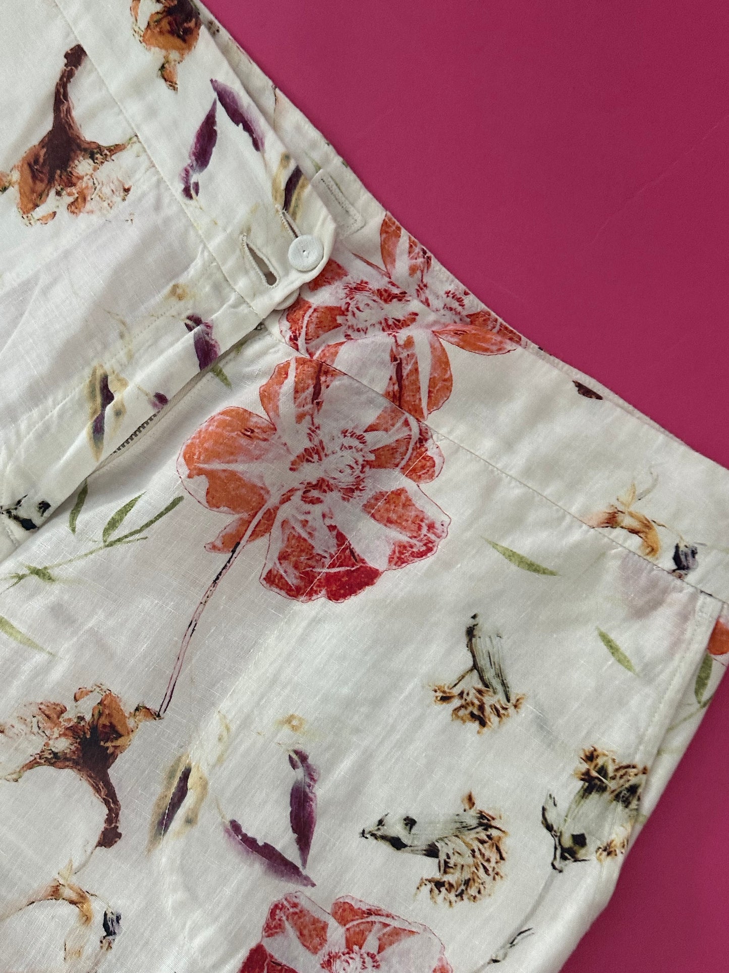 120% LINO Linen trousers size IT48 /US LARGE