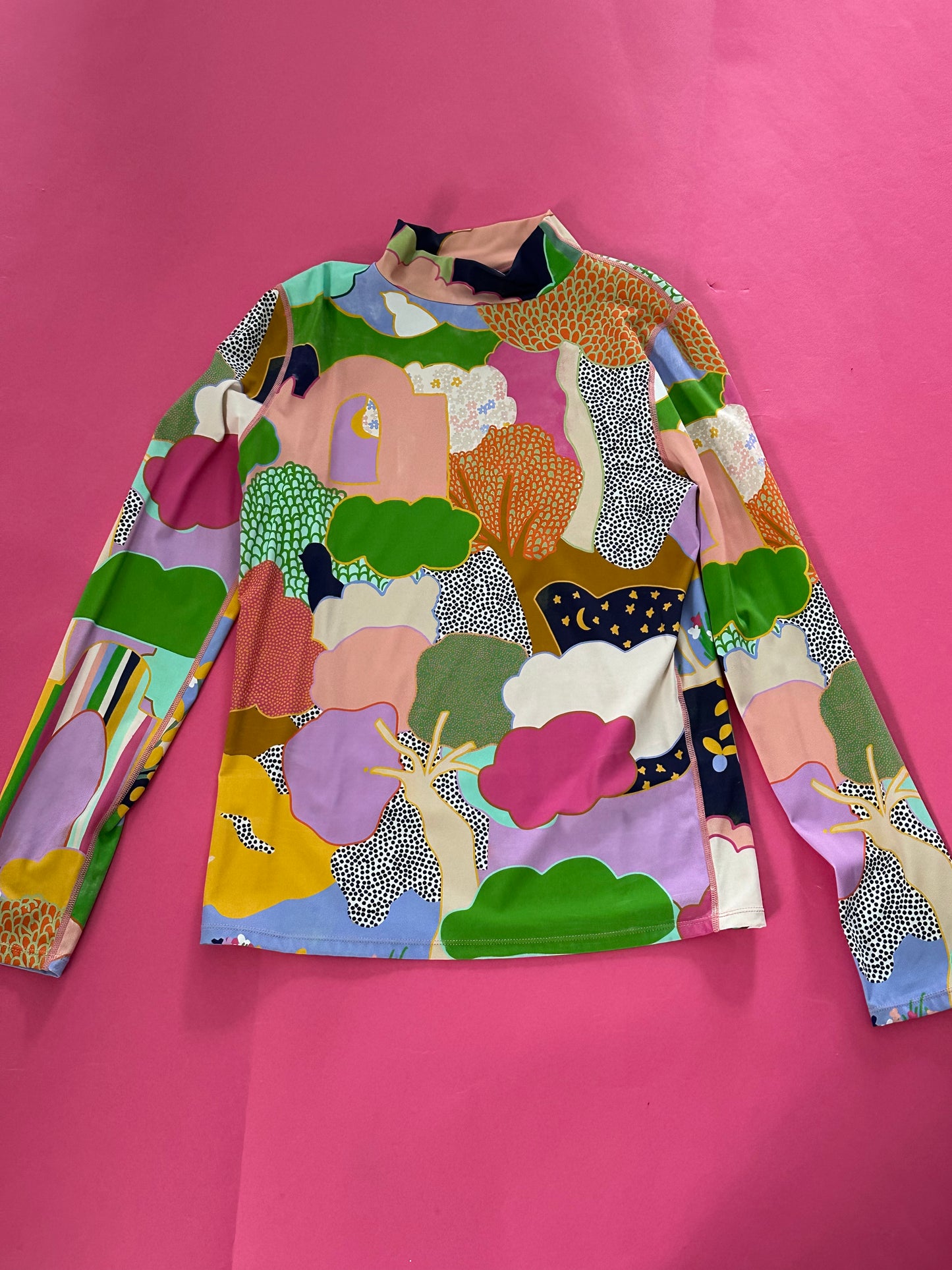 CELIA B colourful top size XL