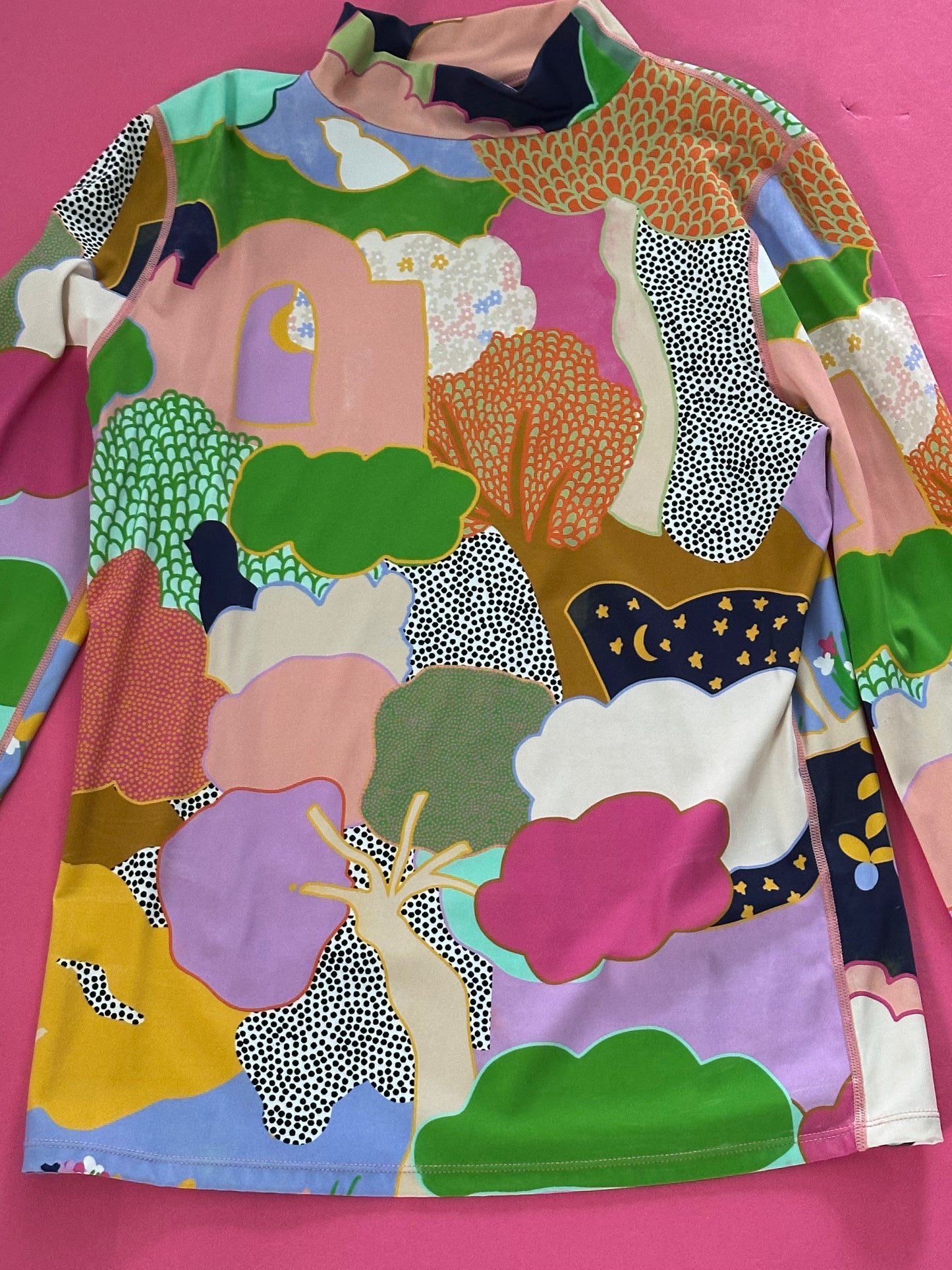 CELIA B colourful top size XL