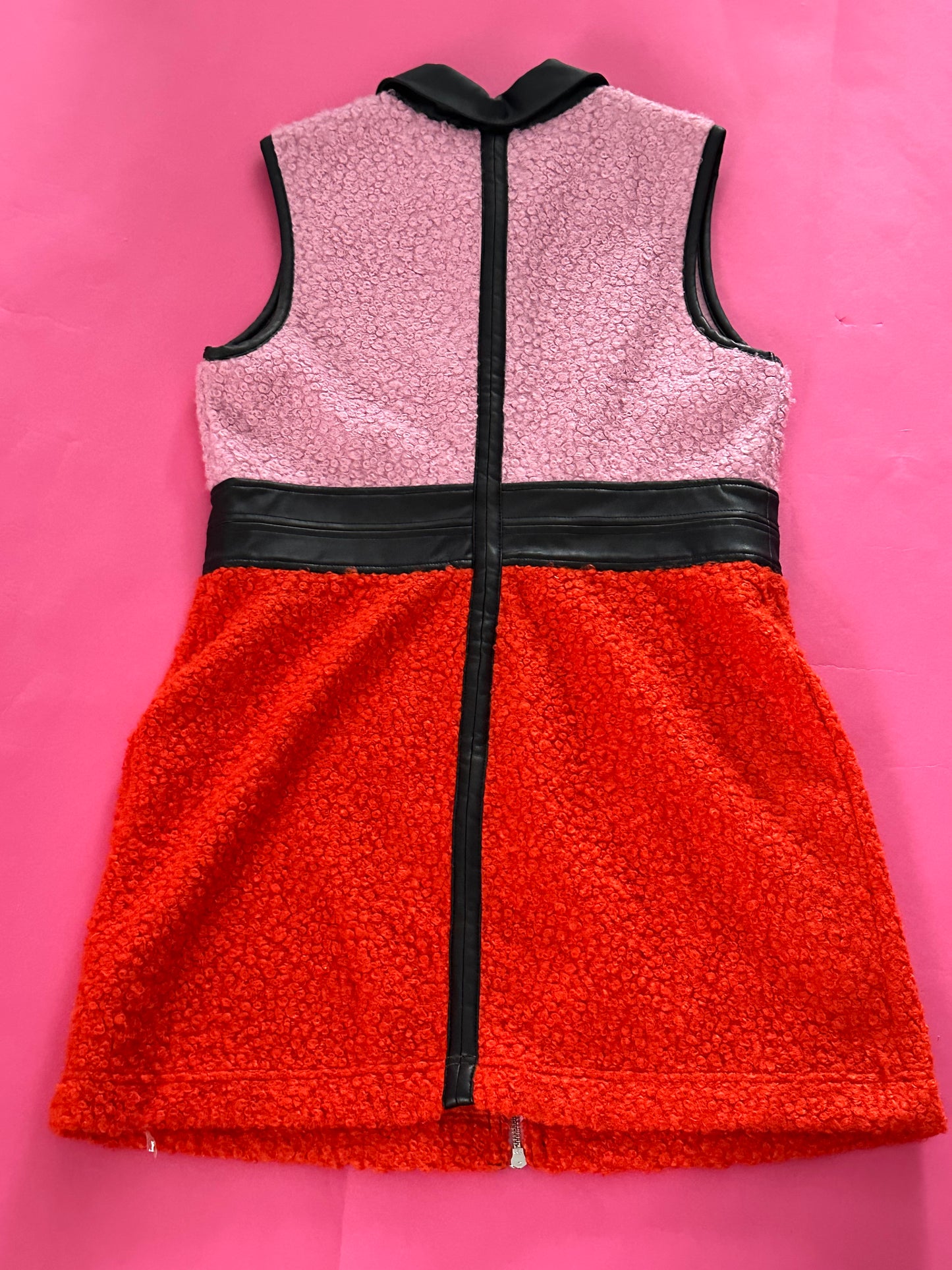 STAUD pink and red dress size LARGE