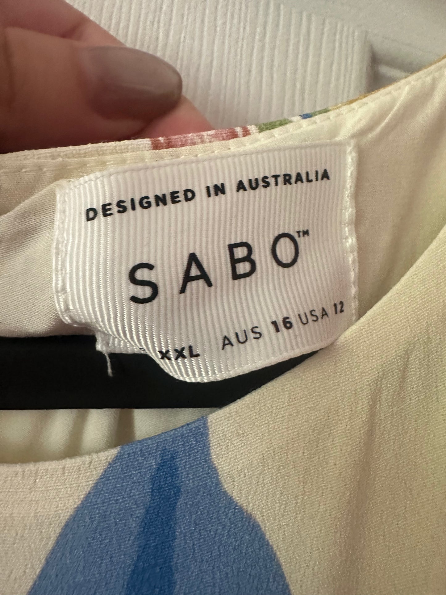 SABO cut out jumpsuit with peplum size XXL