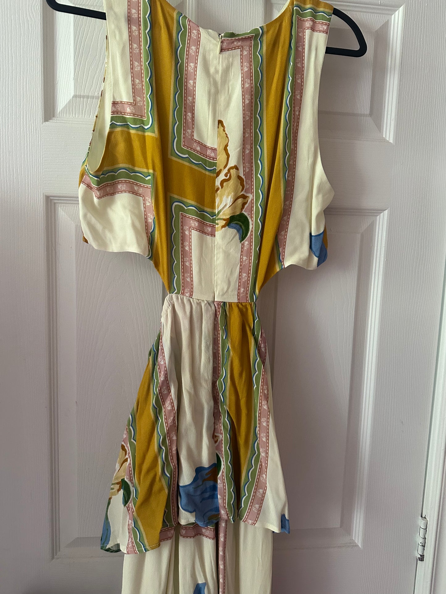 SABO cut out jumpsuit with peplum size XXL