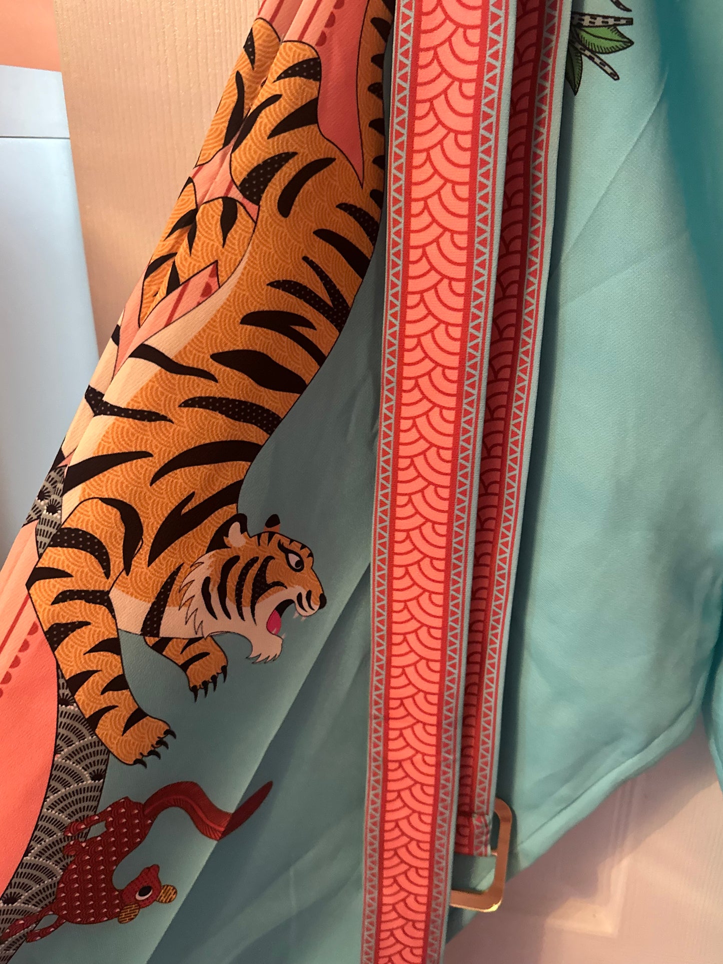 LIMERICK CHEETAH PANTS size 3XL (PANTS HAVE BEEN ALTERED SIZE FITS TIGHT)