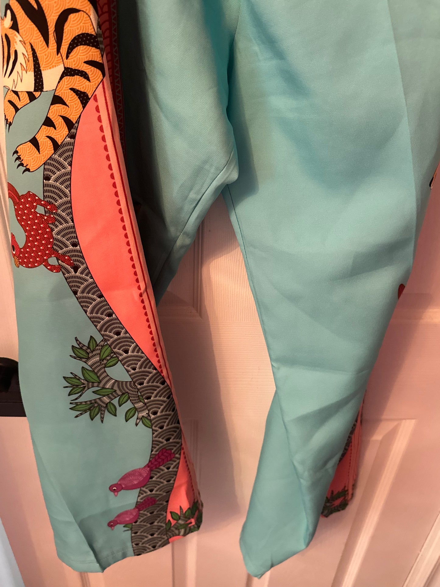 LIMERICK CHEETAH PANTS size 3XL (PANTS HAVE BEEN ALTERED SIZE FITS TIGHT)