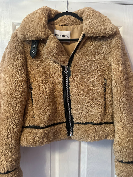 STAND STUDIO TEDDY COAT size Medium/LARGE