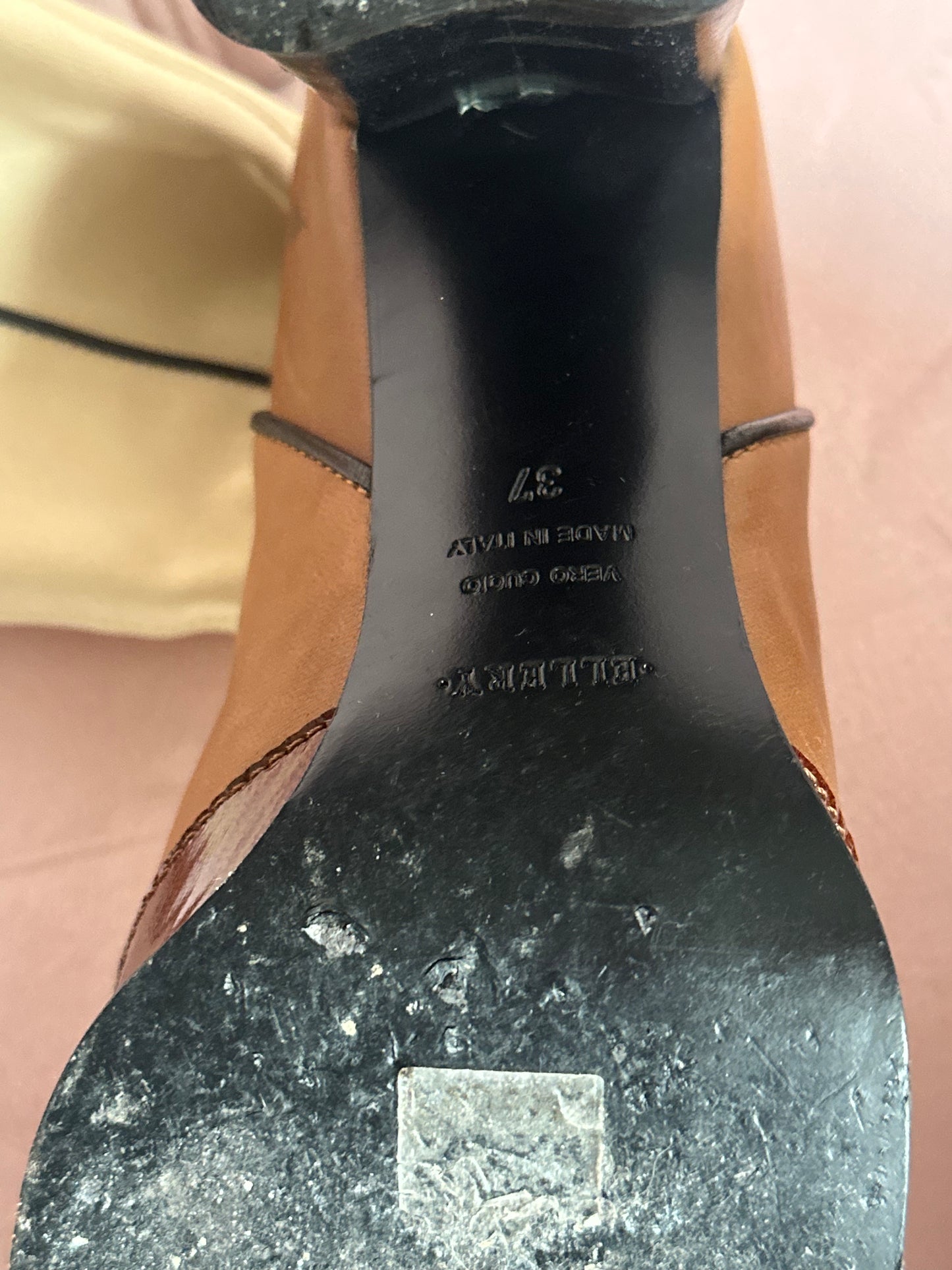 ELLERY BROWN BOOTS SIZE IT37 (7)