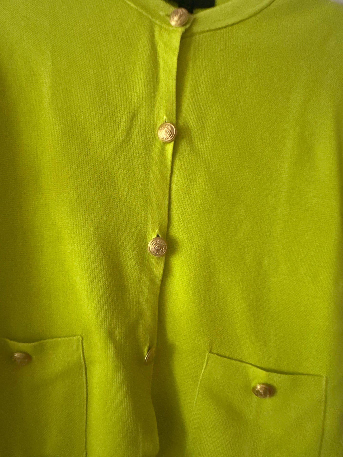 ZARA NEON GREEN/YELLOW TOP size XL