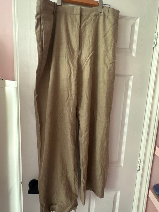 BANANA REPUBLIC BEIGE TROUSERS size US16